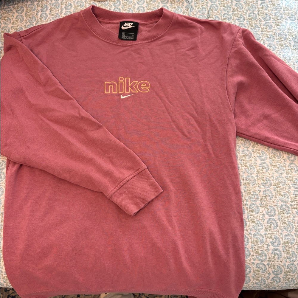 Nike Rose Sweatshirt with Logo